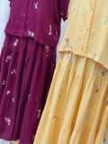 Doralee Premium Embroidered Linen Coordinates