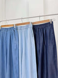 Daryll Garterized Soft Denim Pants
