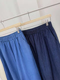 Amon Garterized Denim Pants