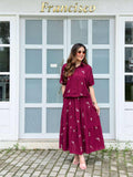 Doralee Premium Embroidered Linen Coordinates