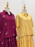 Doralee Premium Embroidered Linen Coordinates