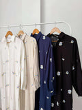 Naveen Premium Embroidered Linen Dress