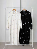 Naveen Premium Embroidered Linen Dress