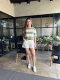 Leema Stripe Knit Top