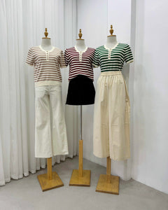 Jamil Premium Stripe Knit Top