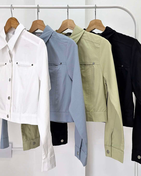 Clive Premium Buttondown Jacket Top