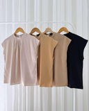 Kenzie Pleated Silk Top