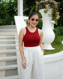 Yuan Padded Knit Top