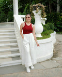 Yuan Padded Knit Top