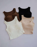 Jaydin Padded Cotton Top