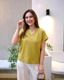 Leyana Premium V-Neck Cotton Top