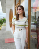 Debora Stripe Knit Top