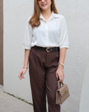 Frank Belted Trouser Pants