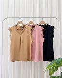 Qirin Sleeveless Silk Top