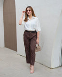 Frank Belted Trouser Pants