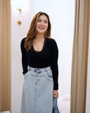 Shakira Premium Long Sleeves Knit Top