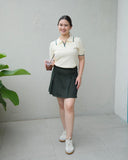 Zeca Collared Knit Top