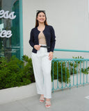 Eldia Long Sleeves Rib Knit Top