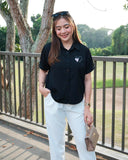 Jonee Embroidered Buttondown Top