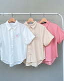 Jonee Embroidered Buttondown Top