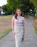 Charina Textured Knit Top