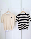 Armel Premium Textured Knit Top