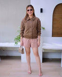 Renzo Premium Sude Jacket Top