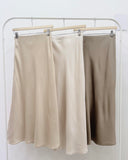 Dovie Low Rise Silk Skirt