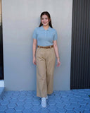 Leny Collared Knit Top