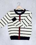 Jerah Premium Stripe Knit Top