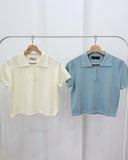 Leny Collared Knit Top