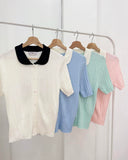 Delma Premium Textured Knit Top