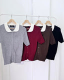 Delma Premium Textured Knit Top