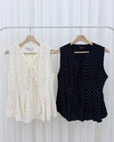 Veyra Premium Polka Dot Tie Top