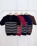 Aldia Premium Stripe Knit Top