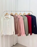 Richelle Longsleeves Satin Top