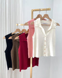 Hayla Sleeveless Rib Knit Top