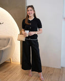 Felani Buttondown Knit Top