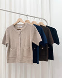 Alira Premium Buttondown Knit Top