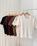 Norine Textured Knit Top