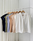 Andrea V-Neck Silk Top