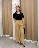 Elara Collared Cotton Top