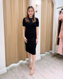 Nerra Ribbed Knit Dress