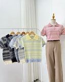 Samar Collared Knit Top