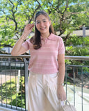 Samar Collared Knit Top