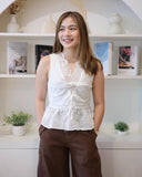 Korine Premium Eyelet Top