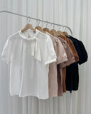 Stacie Puffsleeve Silk Top