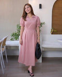 Tarah Collared Midi Dress