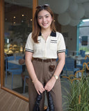 Dany Collared Knit Top