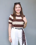 Kylene Stripe Knit Top